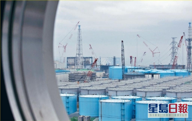 福島核電廠廢水擬排入大海。AP資料圖片