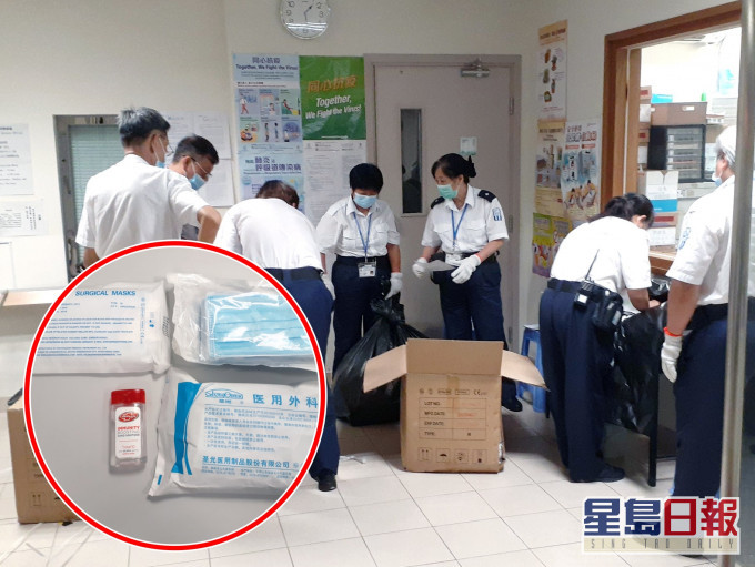 首批防疫用品已派住户。林郑fb图片