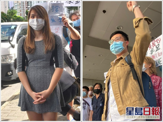左起:孙晓岚及刘頴匡。张旭珊摄