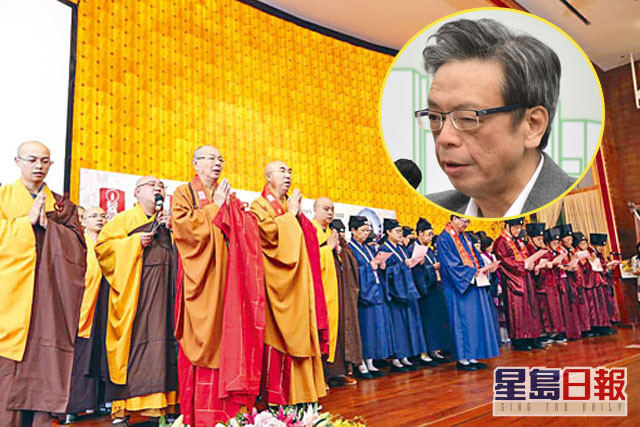 梁子超指宗教場所若空氣流通和戴口罩,傳播病毒風險不大。 資料圖片