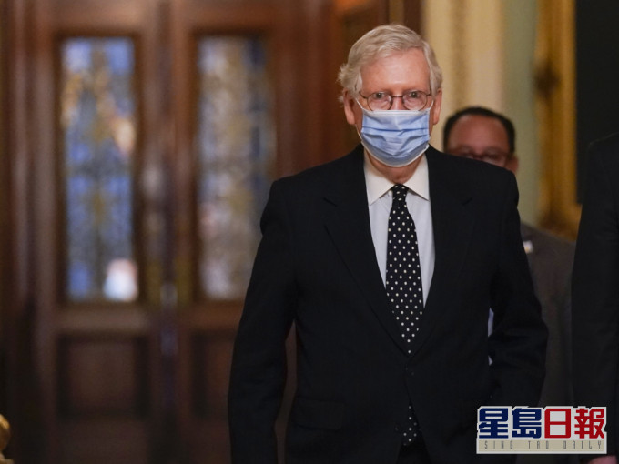 美参议院共和党领袖麦康奈尔。AP图