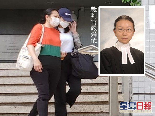 被告区婉泓(右)。资料图片