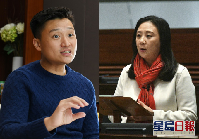 鄭泳舜(左);葛珮帆(右)。 資料圖片