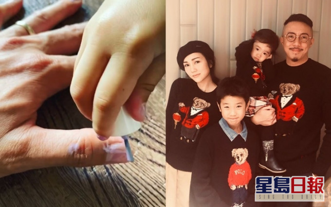 張繼聰近來都多留家中陪子女玩。