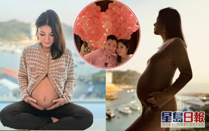 劉倩婷趁牛一公開大肚相宣佈懷孕8個月。