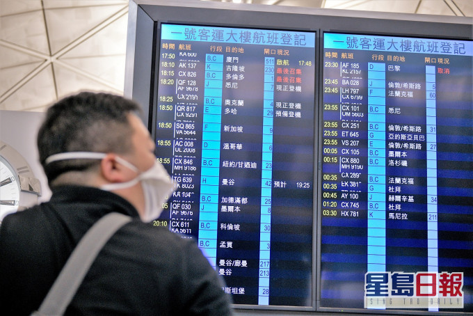 新增8宗港人外游返港后确诊病例。资料图片