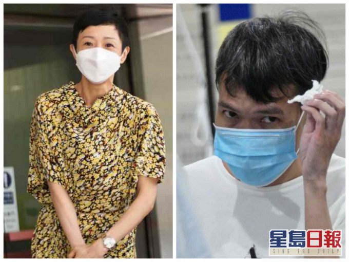 陳淑莊(左)及被告樊家豪(右)。