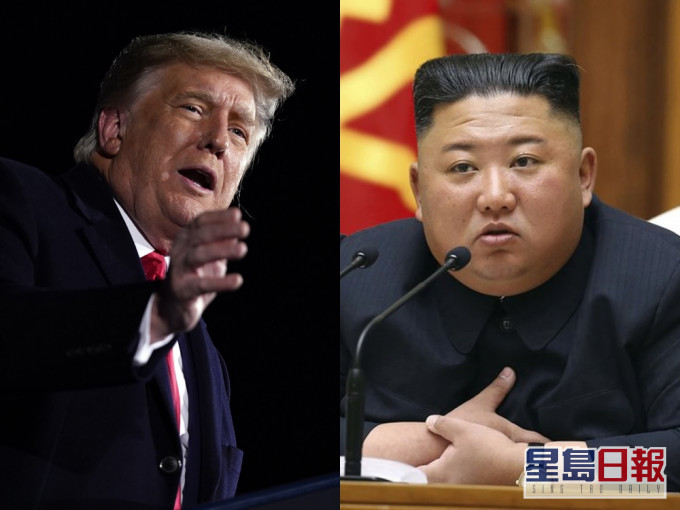 特朗普曾經提出用「空軍一號」載金正恩一程。AP資料圖片