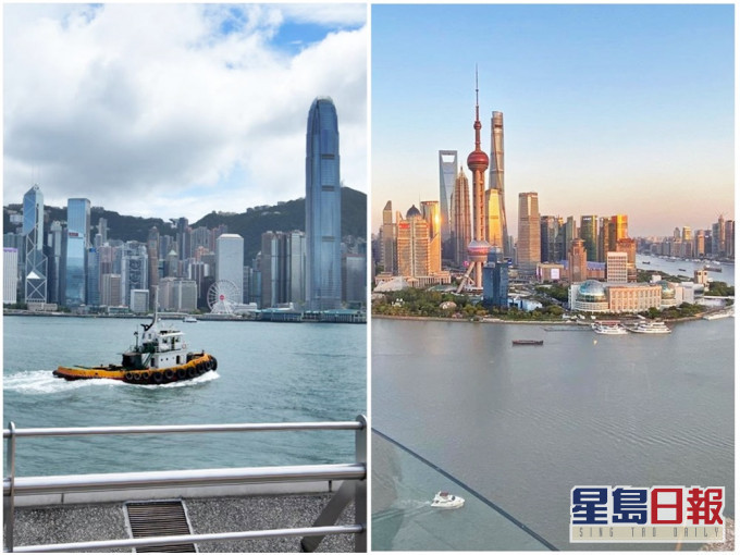 香港失落生活成本最高城市「宝座」,连跌两级至第三位,由上海(右)和东京取代。资料图片