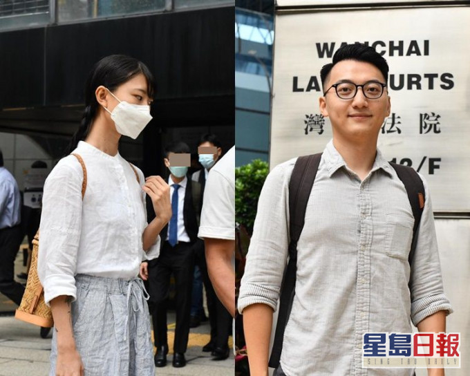 林泳汶(左)及鄭錦滿(右)。