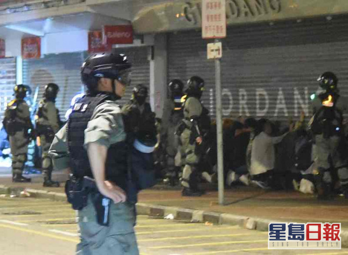 警方指罪案增加主要涉及反修例事件。资料图片