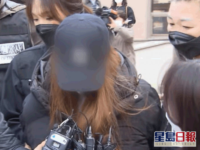 金女被依謀殺罪被捕。MBC截圖
