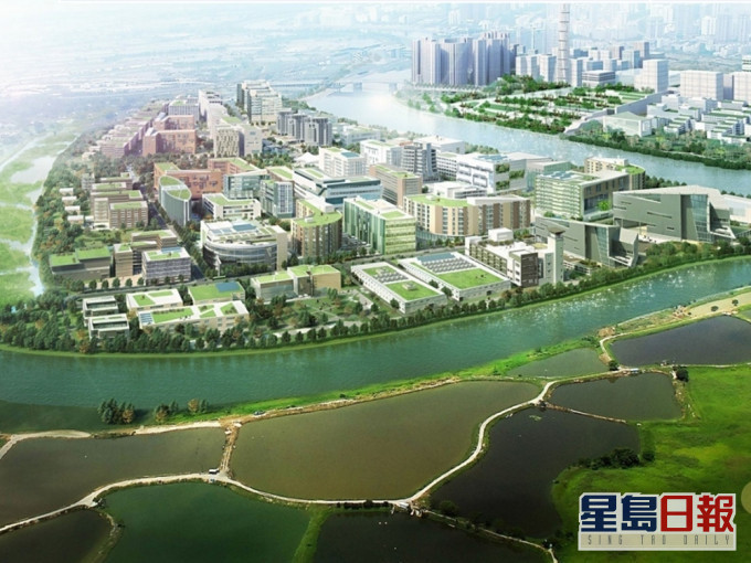 港深創新及科技園模擬圖。資料圖片