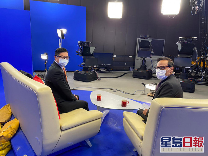 這個星期問警務處處長鄧炳強,將是褚簡寧最後一集主持「清心直說」。