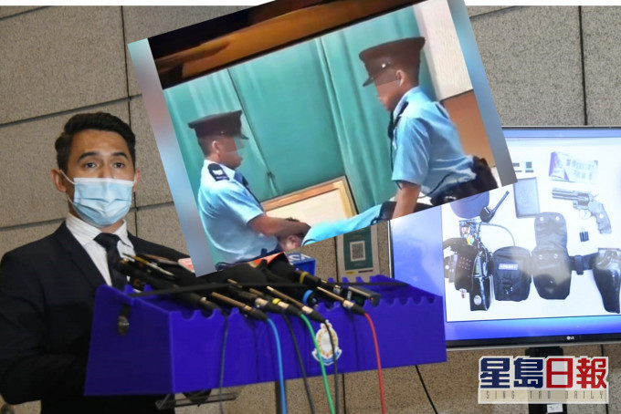 警方拘捕2名男子,涉嫌制作及发布3名男子穿疑似警察制服性交的不雅片段。