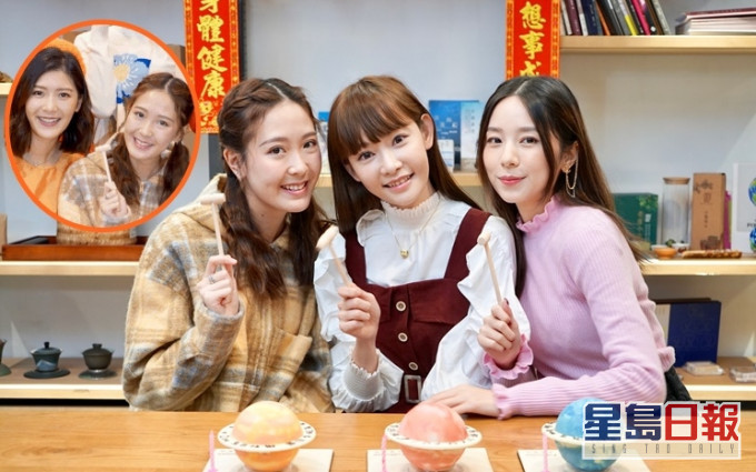 余香凝都有來祝賀妹妹Zoe、Aka和Heidi生日。