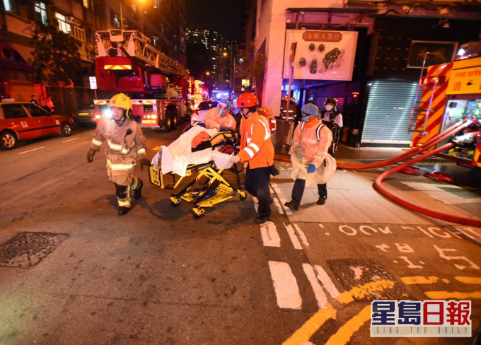 油麻地一间尼泊尔餐厅在去年11月发生大火。资料图片