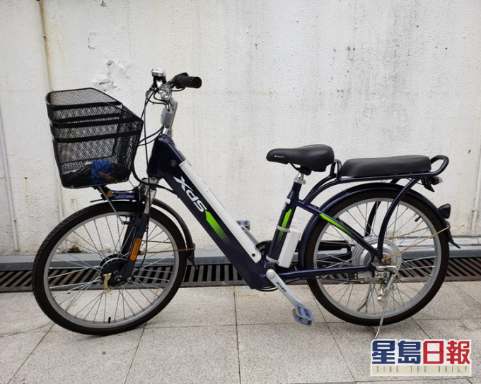 涉案的懷疑電動單車。