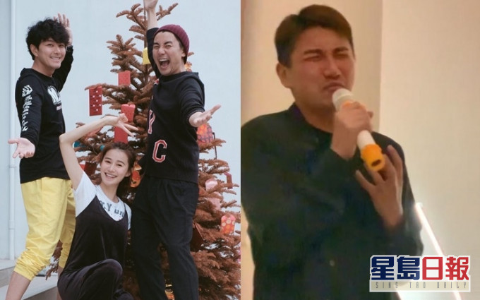 蕭正楠夫婦同Tony老友鬼鬼,Tony個樣係唱得慘情。