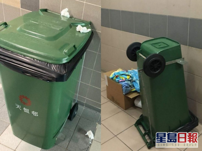 有无品住客垃圾周围掉,更反转垃圾桶。王百羽 Henry Wong - 王伯FB