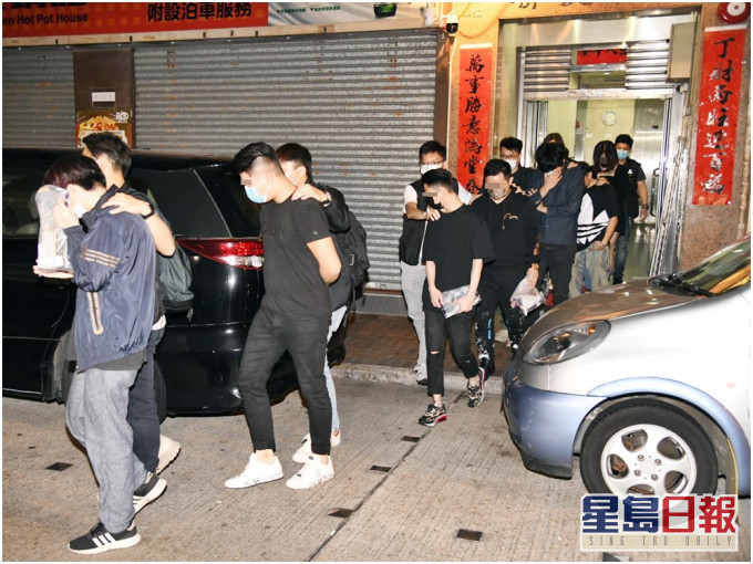 被捕人士。