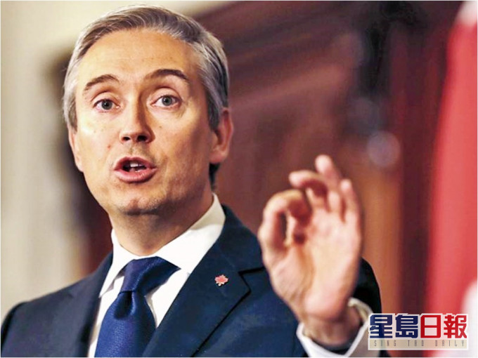 加拿大外長商鵬飛表示將繼續向中國施加壓力,敦促中國改善其人權紀錄。AP資料圖片