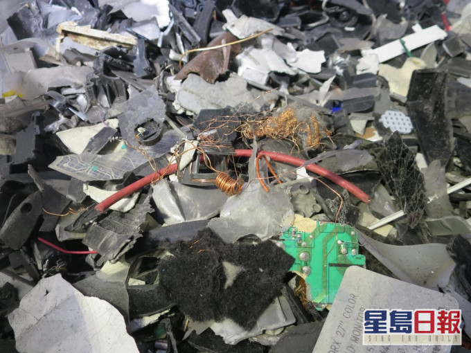 部分截獲的都市廢物。政府新聞處圖片