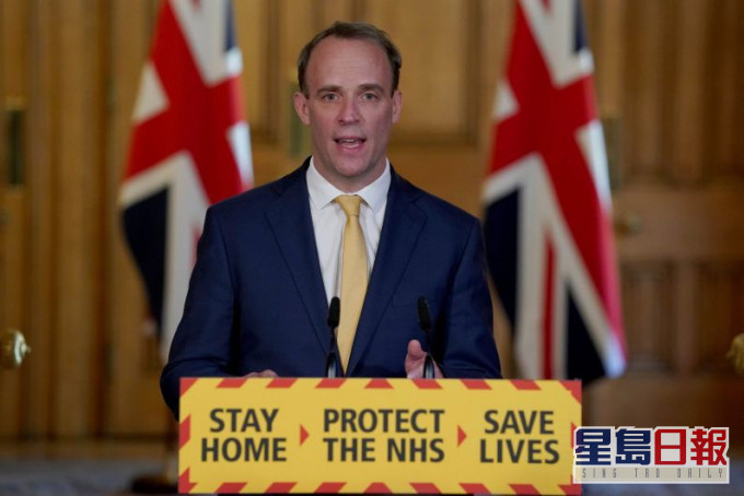英國外相藍韜文。AP資料圖片