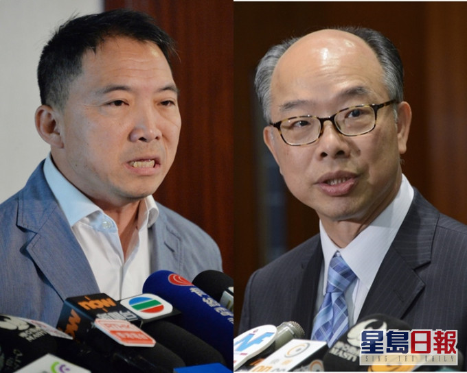 胡志伟批评陈帆「没有好好用脑思考」;陈帆要求胡志伟收回言论。资料图片