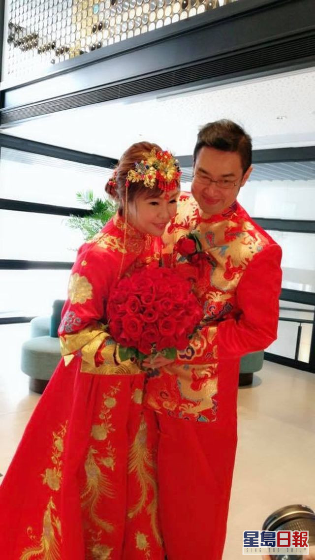 李偲嫣與謝鋮浚於2018年5月結婚。資料圖片