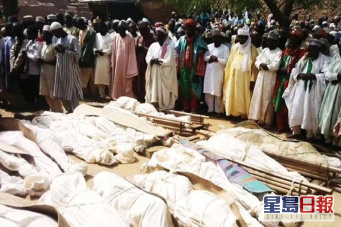 一批槍手在尼日利亞北部索科托省大開殺戒，開槍擊斃了最少43人。網上圖片