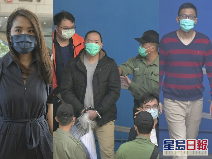 何桂蓝(左);王百羽、吴政亨、梁晃维(中上至下);林卓廷(右)。 资料图片
