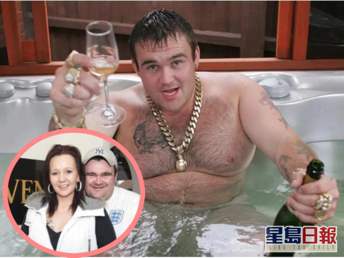 英國男子卡羅爾中頭獎後散盡家財,前妻未能共富貴,卻願意與他共患難。 (網上圖片)