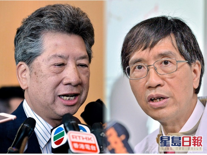 湯家驊,袁國勇。資料圖片