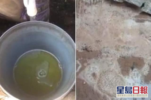 河北廣宗縣供水變黃。網上圖片