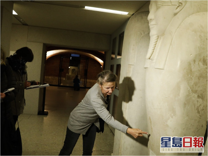 德國柏林博物館島多件藝術展品受到破壞。AP圖片