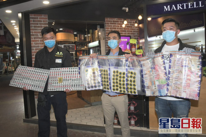 警方展示證物