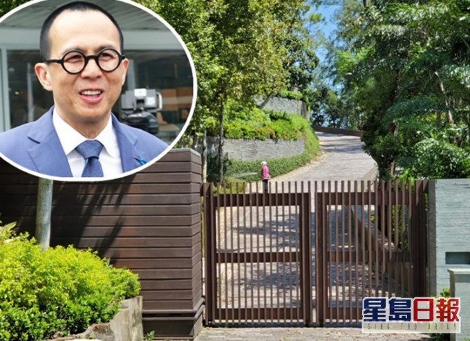 男子图闯李泽楷(小图)名下大宅。 资料图片
