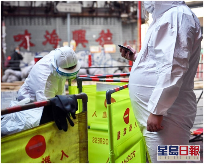 消息指本港今日新增少於10宗確診個案。資料圖片