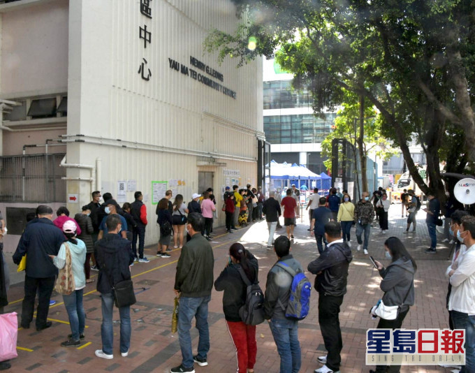 近日有不少市民前往檢測。