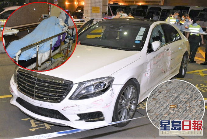 男子自行開車往醫院求醫。