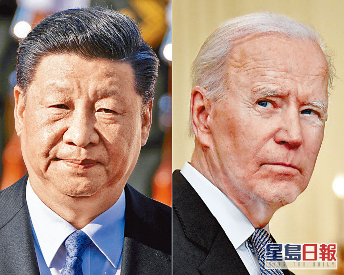 ■習近平上周五和拜登通電話。