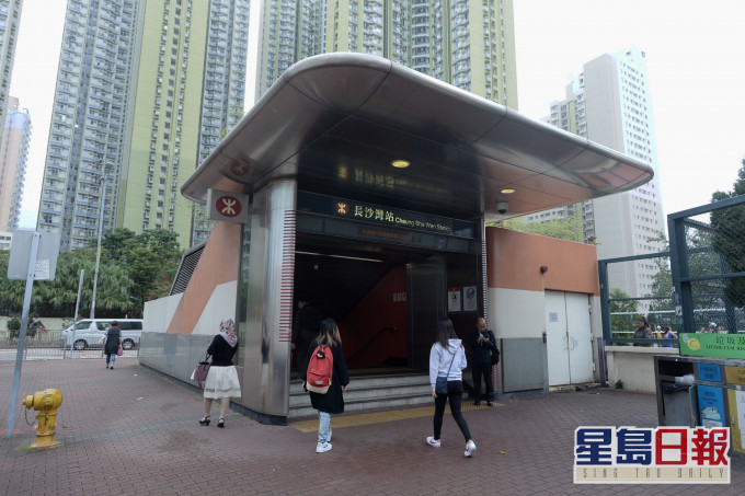 港铁长沙湾站地下冷却水管沉降超标。 资料图片