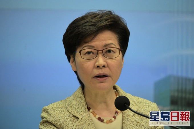 林郑月娥指,香港已不乱,股票市场表现非常好。 资料图片