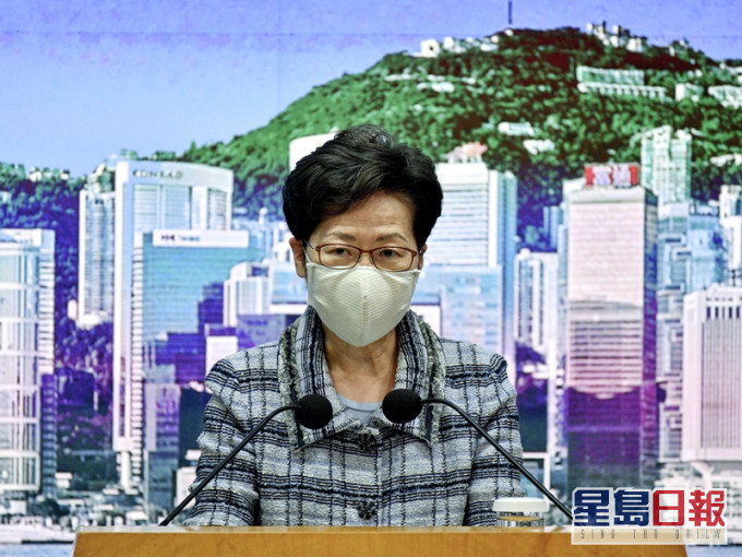 特首最新民望淨值為負53個百分點。資料圖片