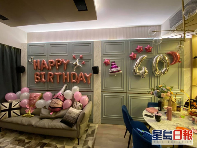 港媽徹夜佈置幫姐姐慶生。淘寶開心share FB