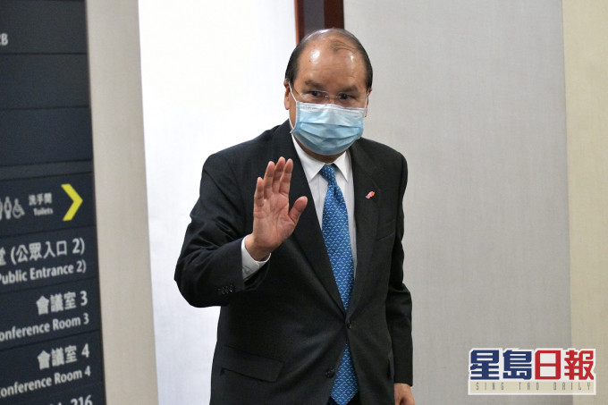 政務司司長張建宗。資料圖片