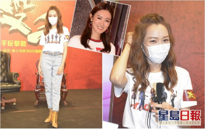李佳芯表示睇報紙先知有《兒科醫生》這個劇,而來無人接觸過她。