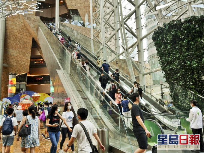 旺角朗豪坊扶手電梯。資料圖片