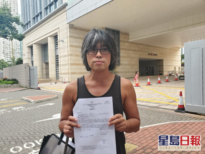 申索人谭志辉。 资料图片